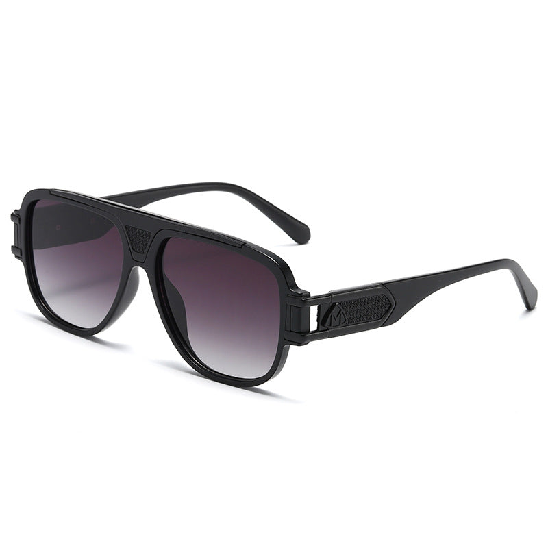 UV-Protective Oversized Chunky Wayfarer Sunglasses with Premium Finish WGSG3271 (44g)