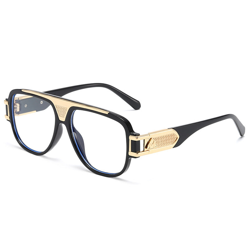 UV-Protective Oversized Chunky Wayfarer Sunglasses with Premium Finish WGSG3271 (44g)