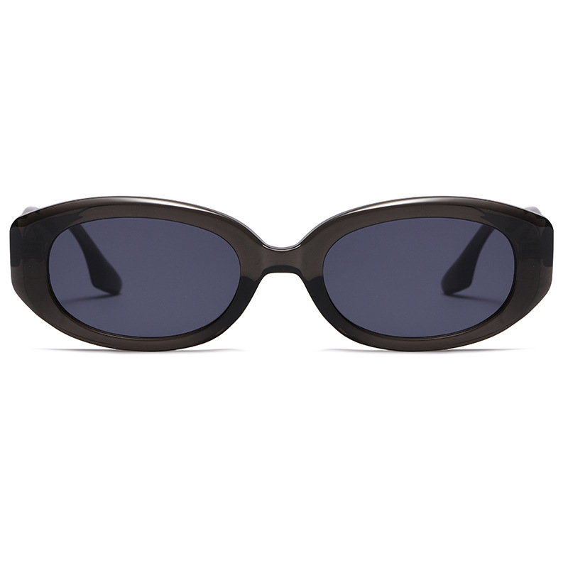 Oval PC Small-Frame Cat-Eye Retro UV400 Sunglasses WGSG3314