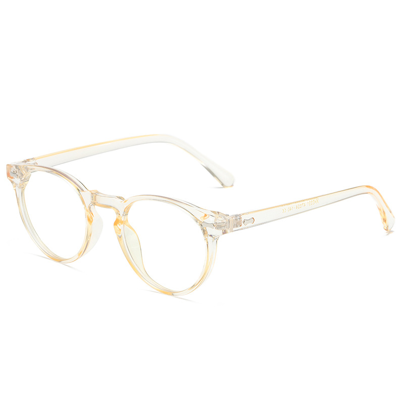 Retro Round-Frame Metal Polarised Blue-Light-Filtering Sunglasses WGSG3331