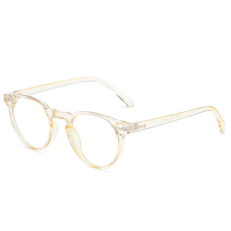 Retro Round-Frame Metal Polarised Blue-Light-Filtering Sunglasses WGSG3331