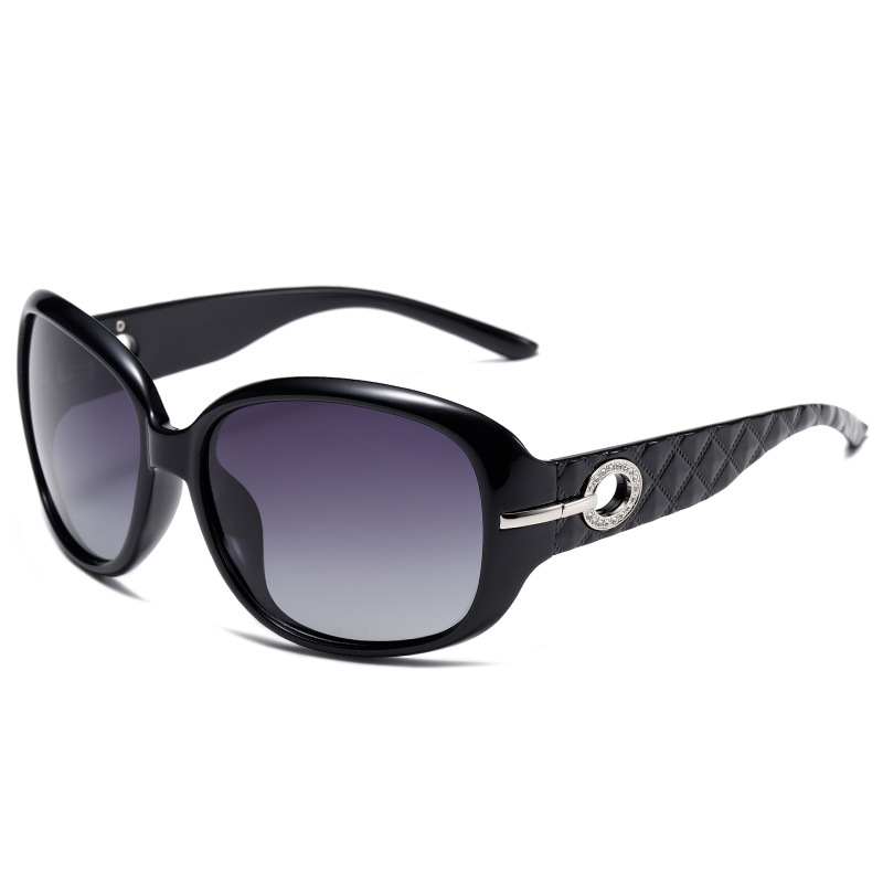 Polarised Oversized Square-Frame UV400 PC Sunglasses WGSG3375
