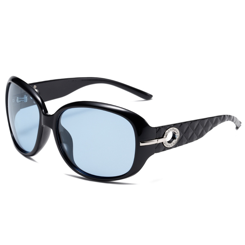 Polarised Oversized Square-Frame UV400 PC Sunglasses WGSG3375