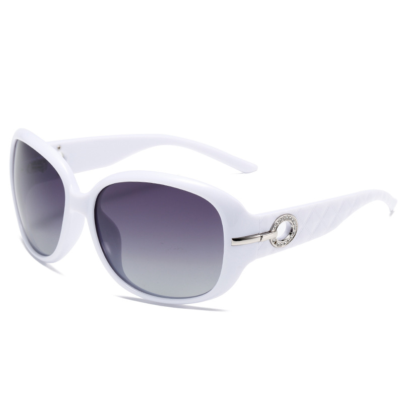 Polarised Oversized Square-Frame UV400 PC Sunglasses WGSG3375