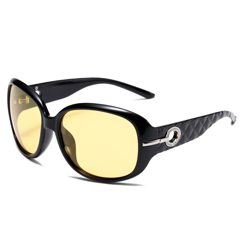 Polarised Oversized Square-Frame UV400 PC Sunglasses WGSG3375