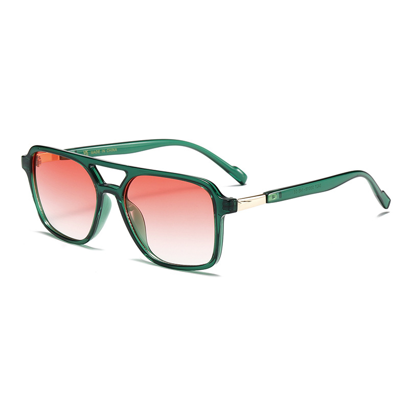 Fashion Double-Bar PC Sunglasses WGSG3427