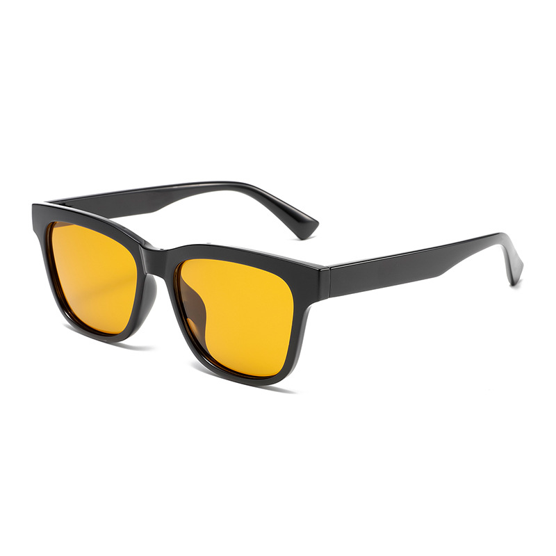 Polarised Square-Frame Polycarbonate Blue-Light-Filtering Fashion Sunglasses WGSG3476