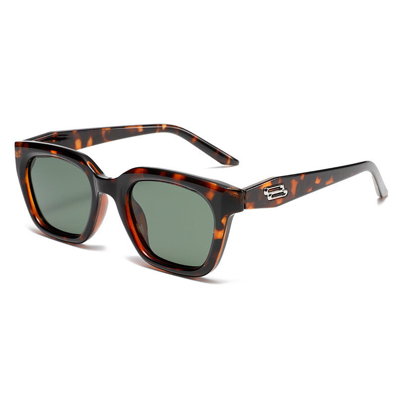 Polarised Square-Frame UV400 Blue-Light-Filtering Sunglasses WGSG3484