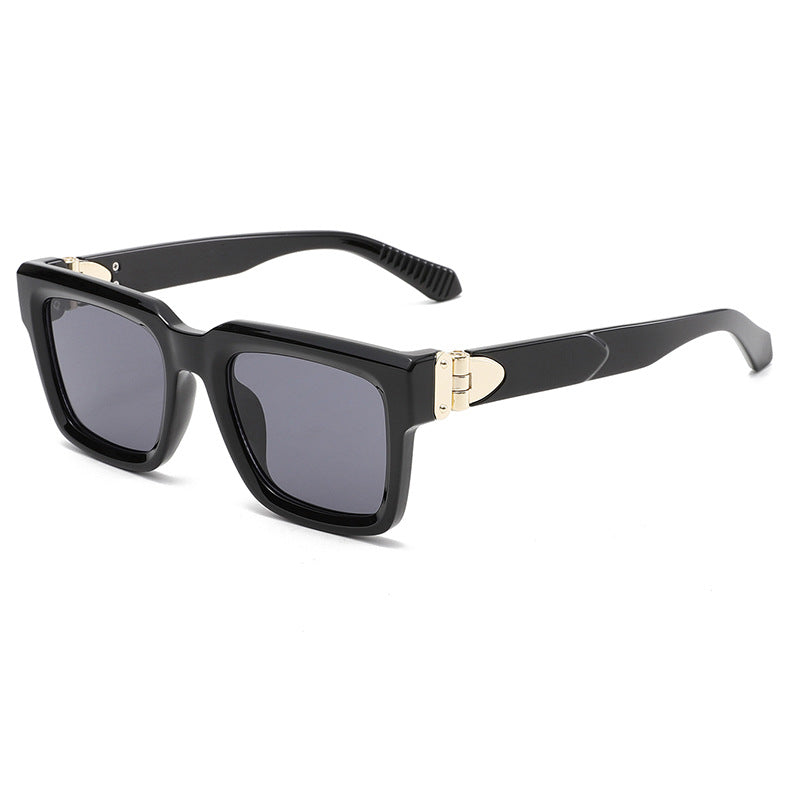 Retro-Chic Statement Square-Frame UV400 Sunglasses WGSG3490