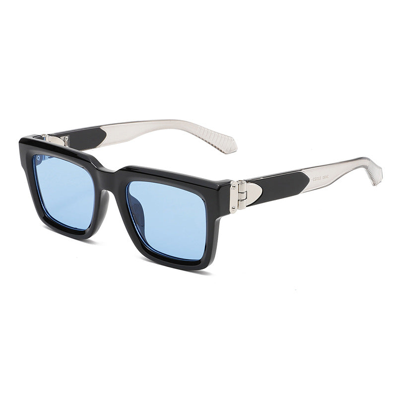 Retro-Chic Statement Square-Frame UV400 Sunglasses WGSG3490
