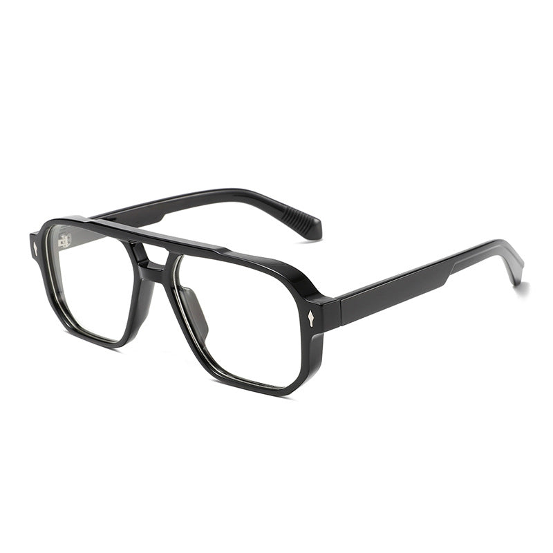 Double-Bridge Bold Americana Aviator UV400 Sunglasses WGSG3503