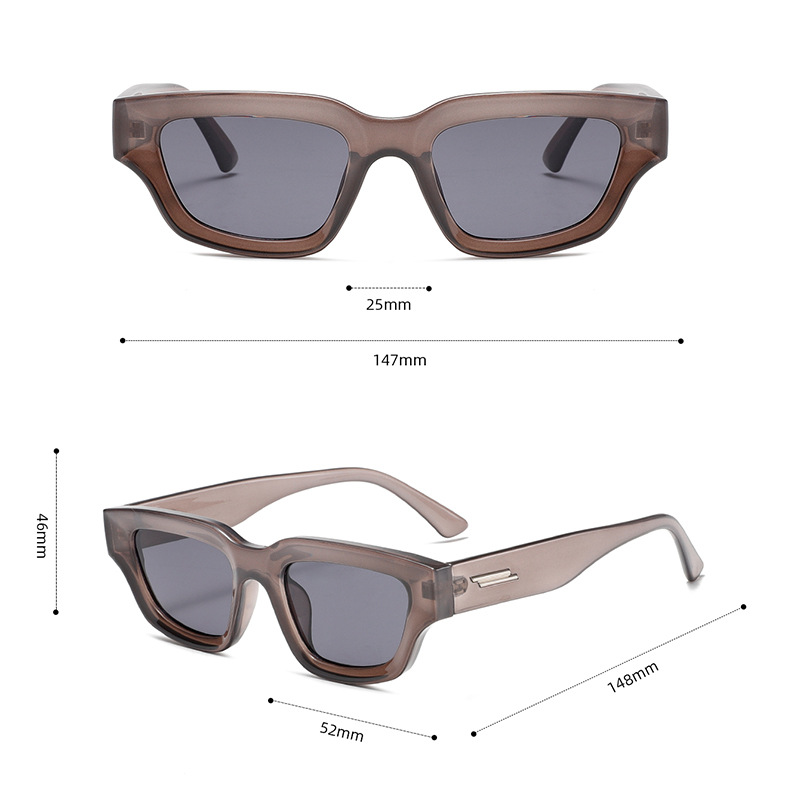 PC Rectangular Cat-Eye Trend-Setting Sunglasses WGSG3522