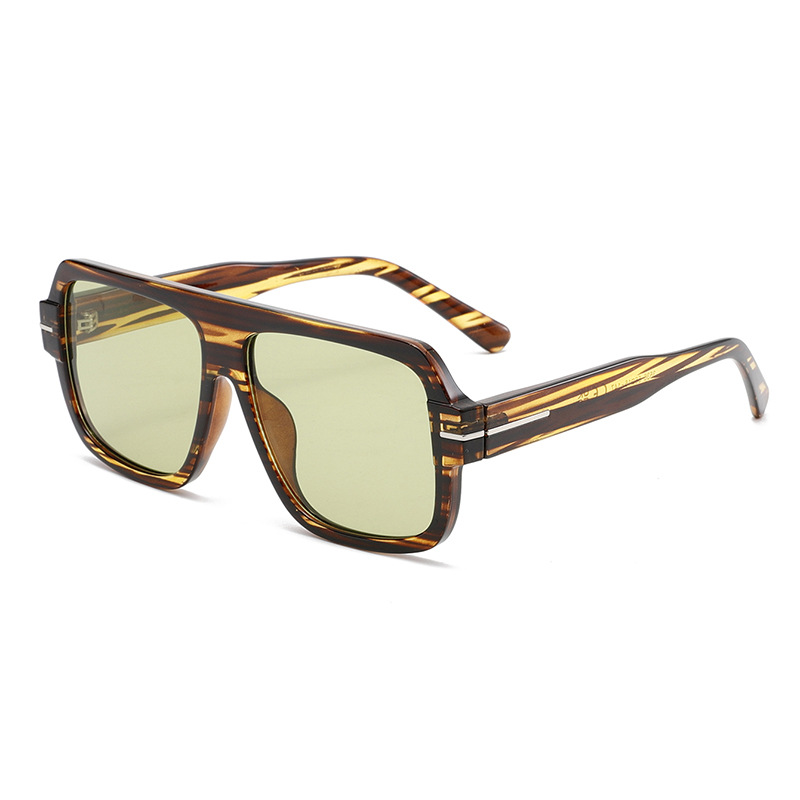 Retro Square Aviator UV400 Sunglasses WGSG3536