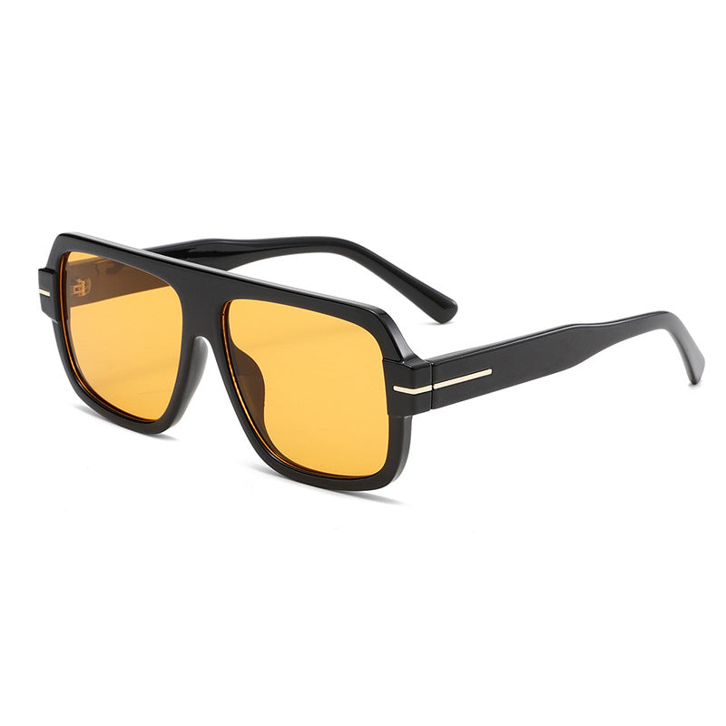 Retro Square Aviator UV400 Sunglasses WGSG3536