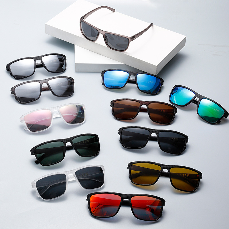 Sport Polarised Driving & Cycling Square-Framed UV Sunglasses WGSG3535