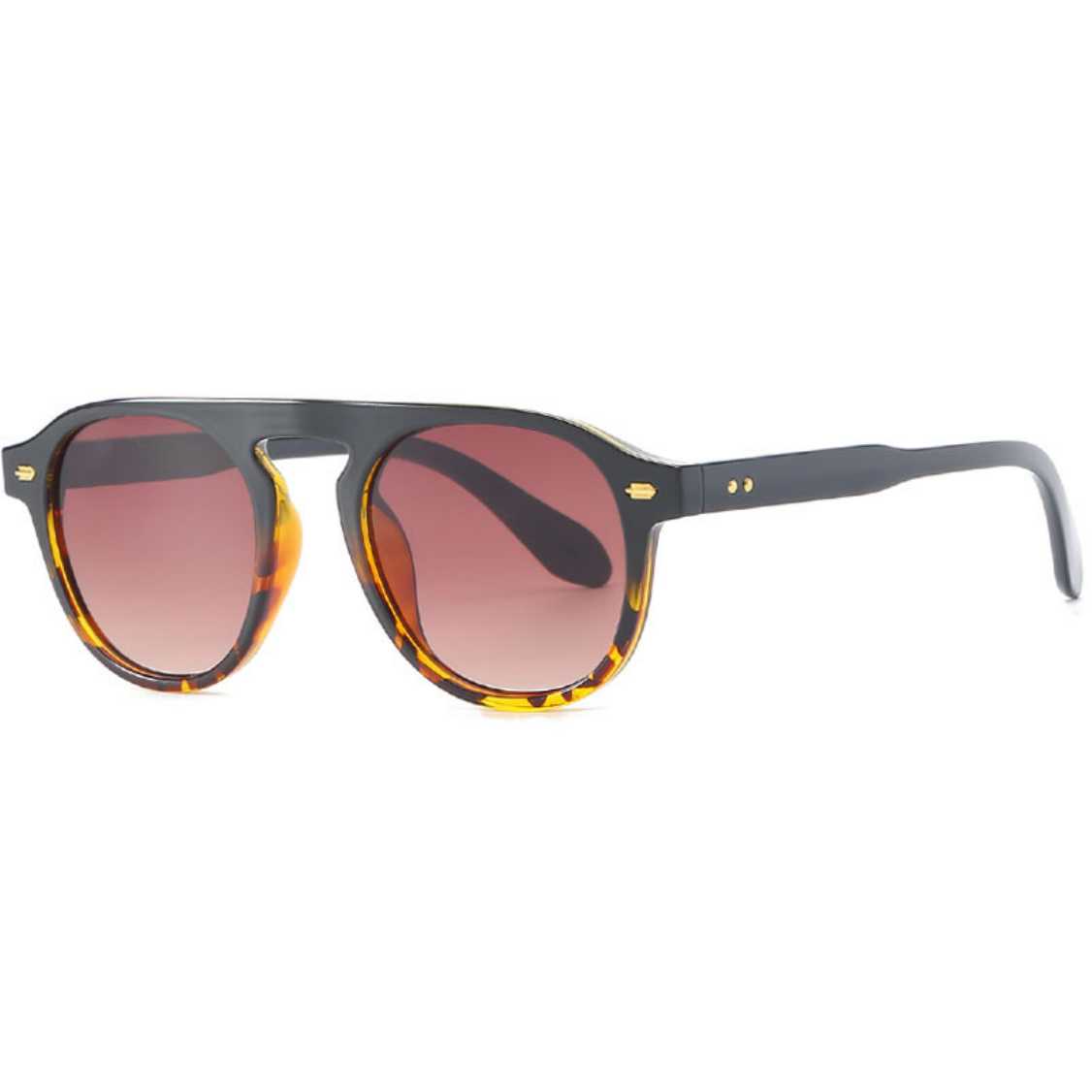 Driving Aviator Sport-Optimised Circular UV Sunglasses WGSG92106