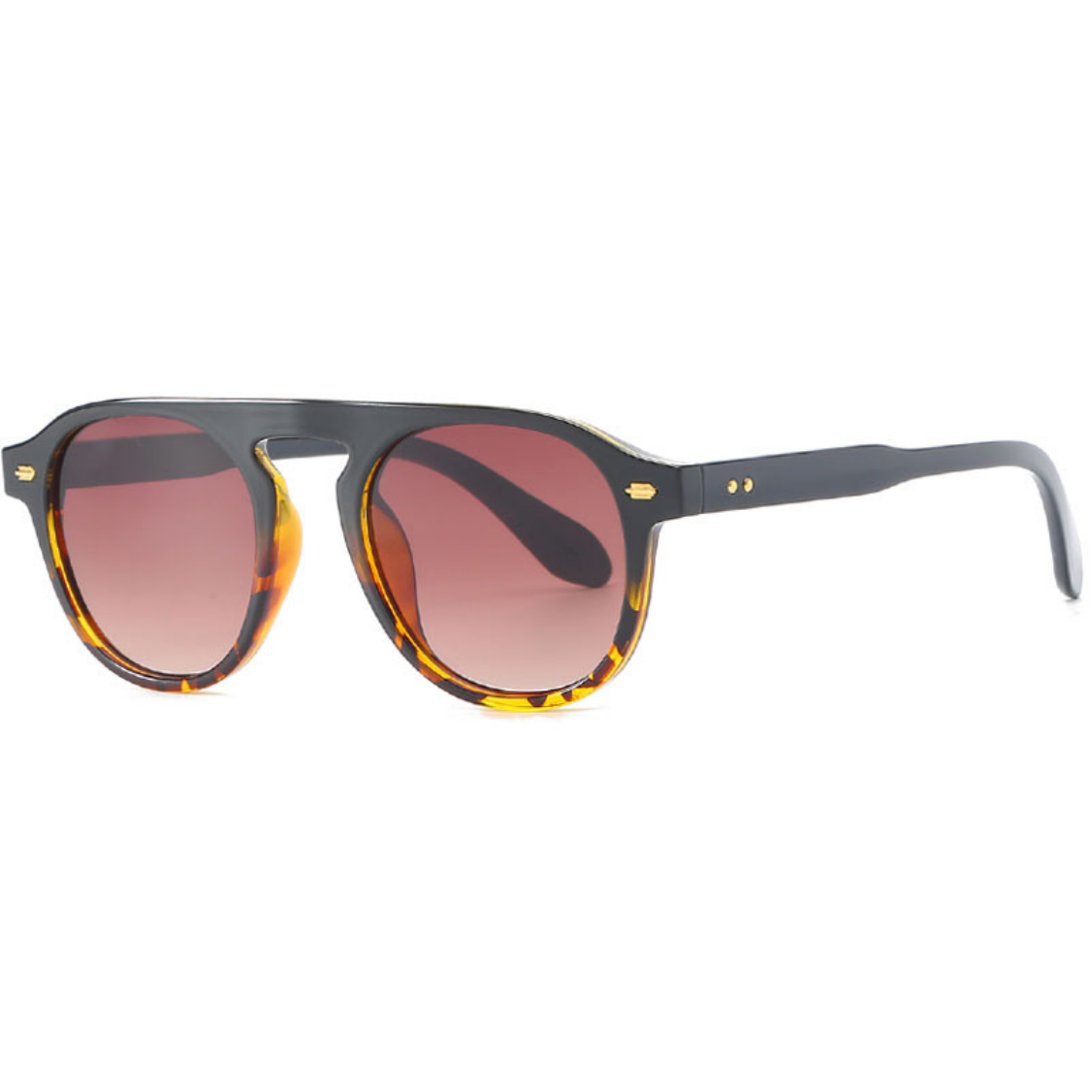Driving Aviator Sport-Optimised Circular UV Sunglasses WGSG92106