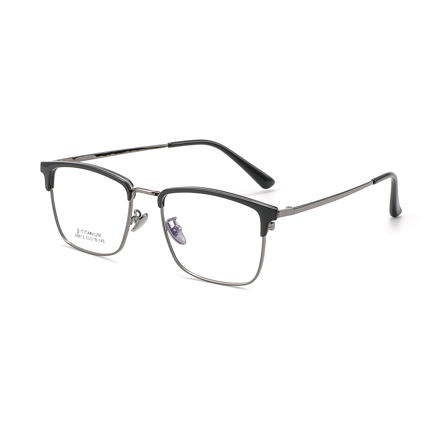 Classic Metal Glasses WGXH68812L-WOOglasses