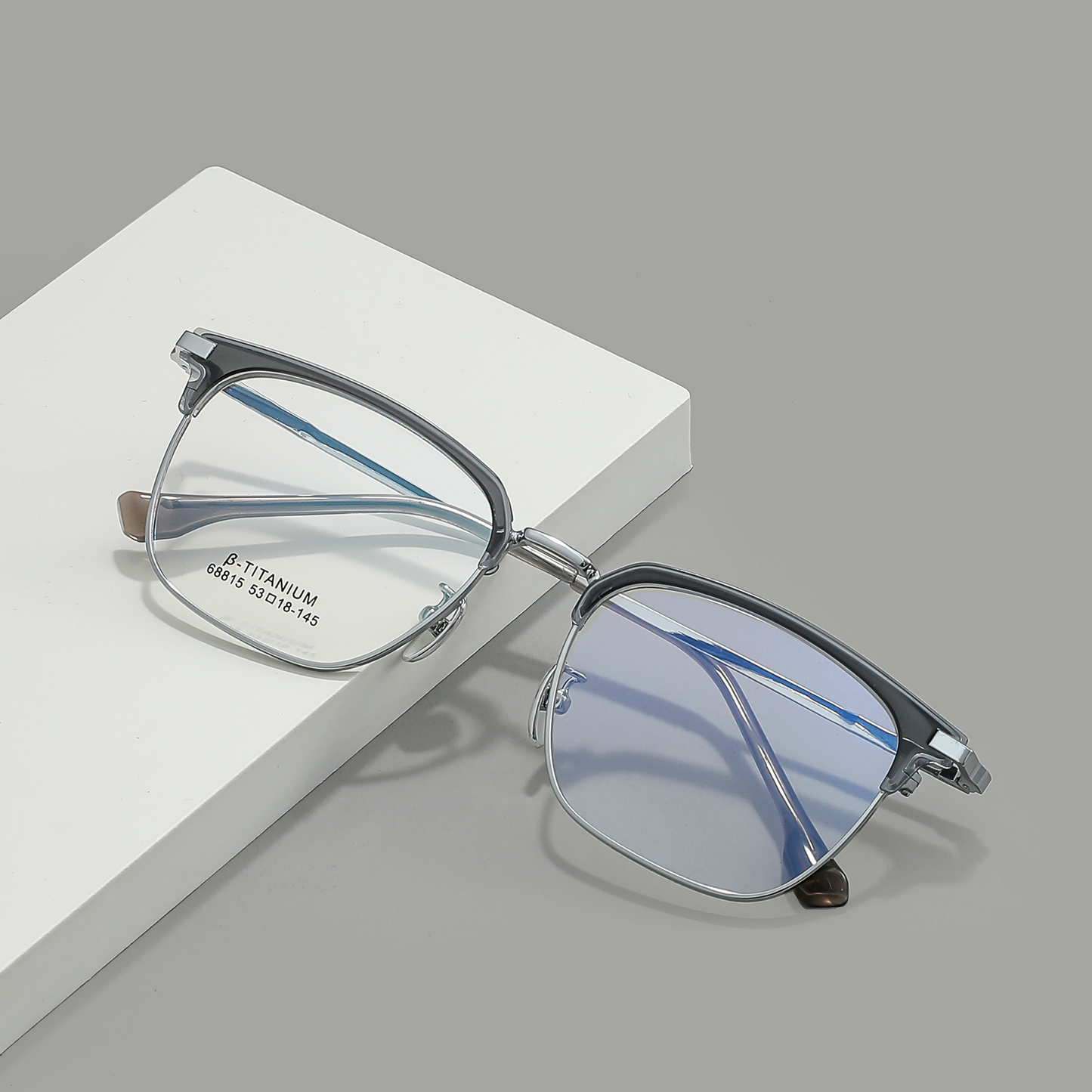 Classic Metal Glasses WGXH68815L-WOOglasses