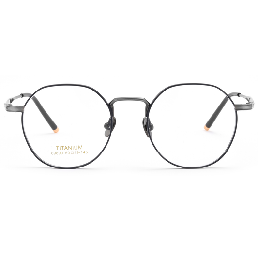 Retro Titanium Glasses WGXH69890-WOOglasses
