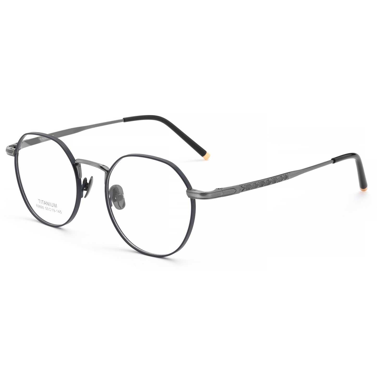 Retro Titanium Glasses WGXH69890-WOOglasses