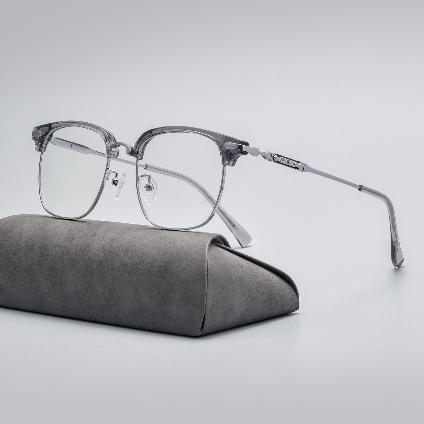 Fashion Metal Glasses WGXHK0062K-WOOglasses