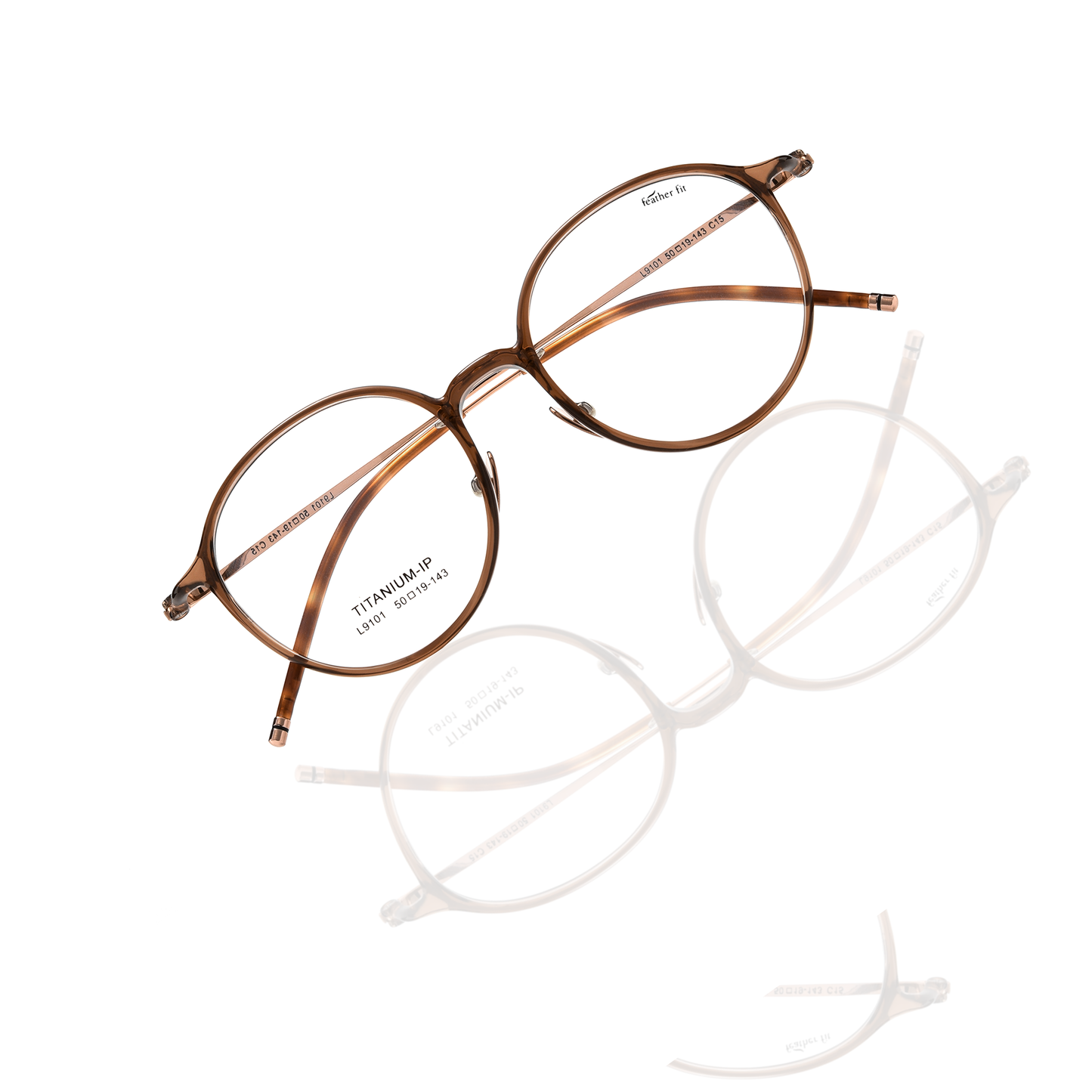 Fashion TR & Titanium Glasses WGXHL9101Y-WOOglasses