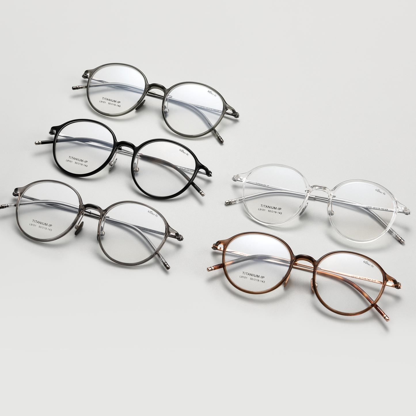 Fashion TR & Titanium Glasses WGXHL9101Y-WOOglasses