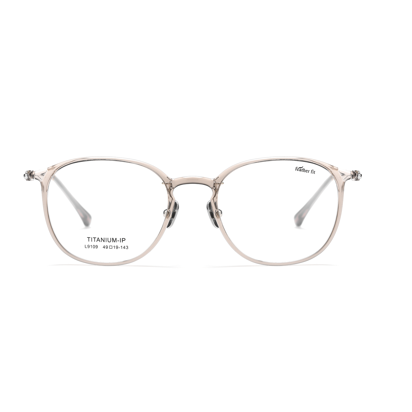 Retro TR & Titanium Glasses WGXHL9109Y-WOOglasses