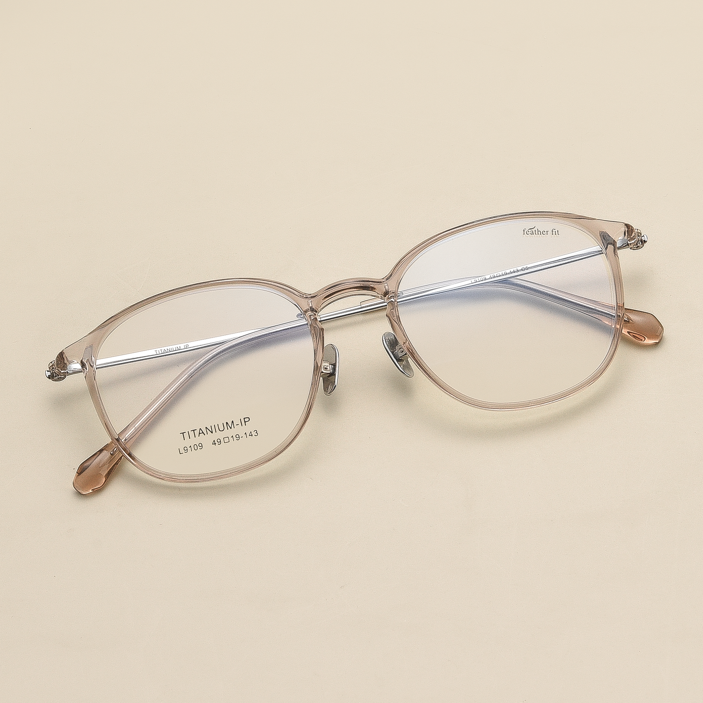 Retro TR & Titanium Glasses WGXHL9109Y-WOOglasses