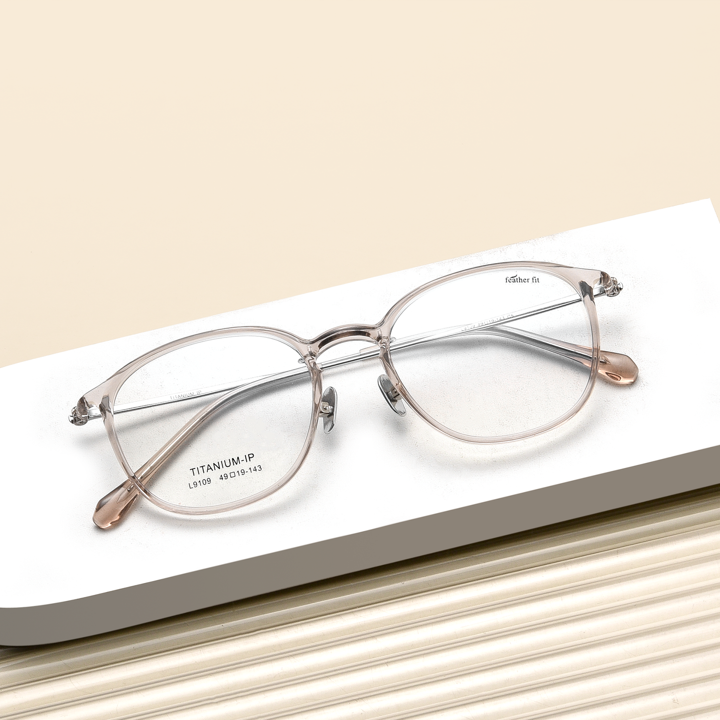 Retro TR & Titanium Glasses WGXHL9109Y-WOOglasses