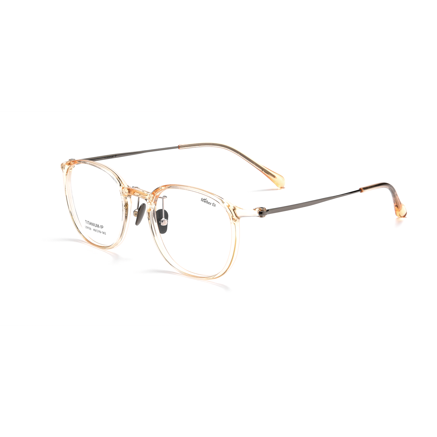 Retro TR & Titanium Glasses WGXHL9109Y-WOOglasses