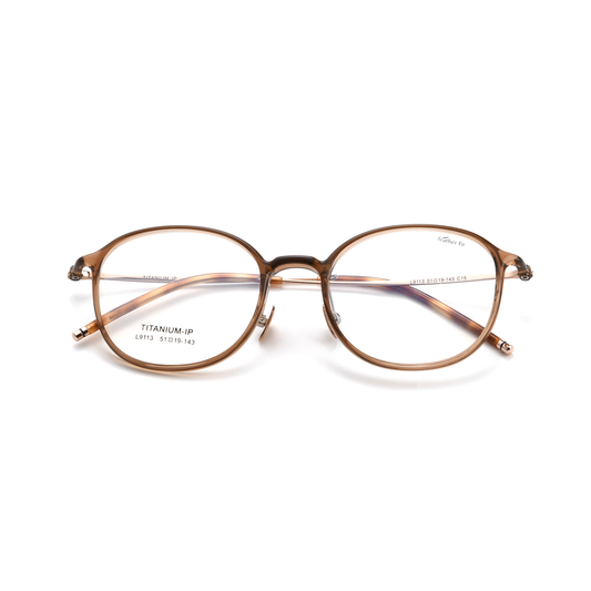 Fashion TR & Titanium Glasses WGXHL9113Y-WOOglasses