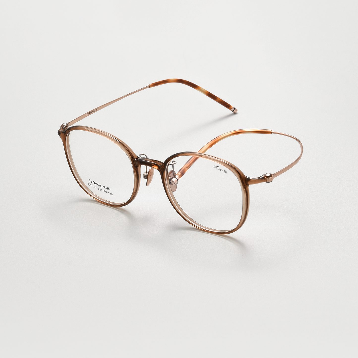 Fashion TR & Titanium Glasses WGXHL9113Y-WOOglasses