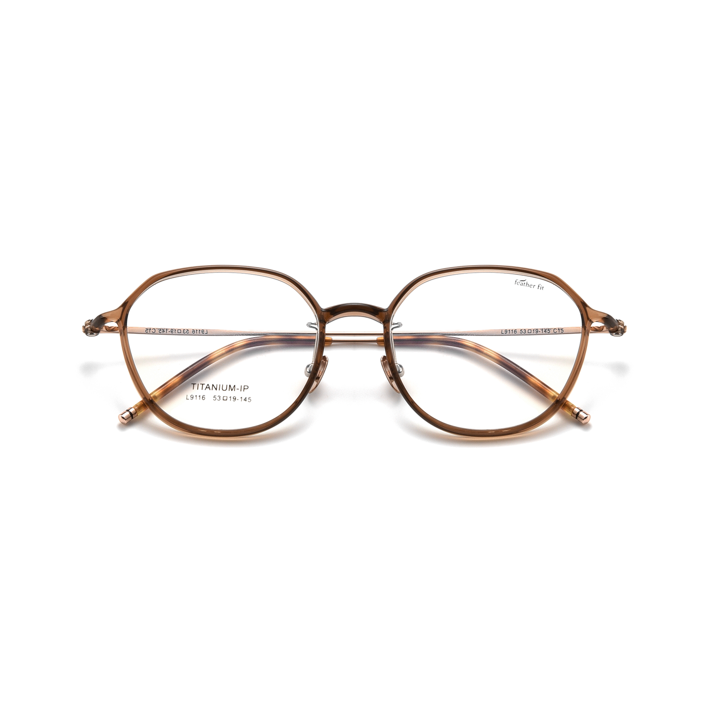 Retro TR & Titanium Glasses WGXHL9116Y-WOOglasses