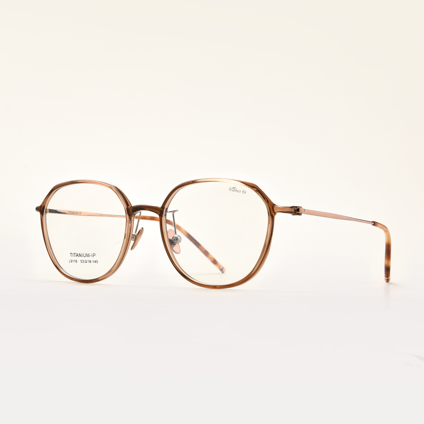 Retro TR & Titanium Glasses WGXHL9116Y-WOOglasses