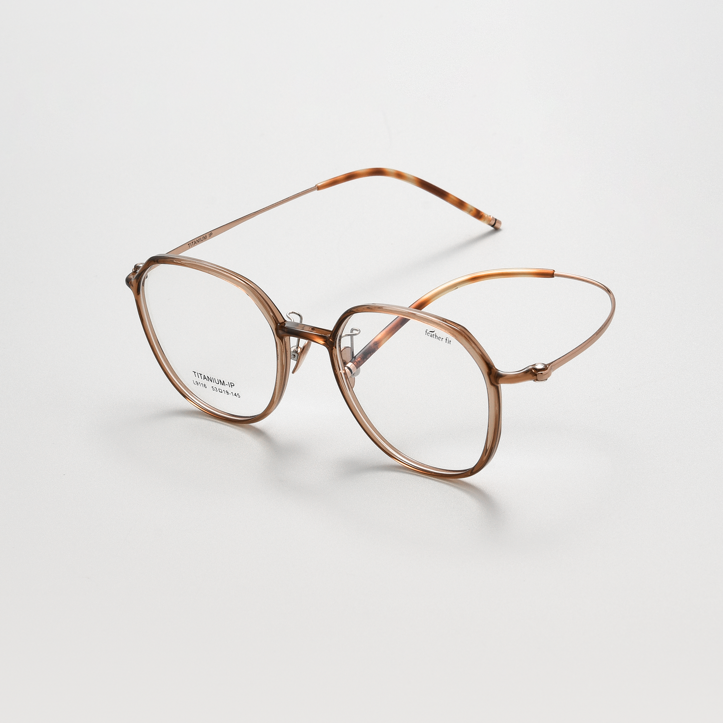 Retro TR & Titanium Glasses WGXHL9116Y-WOOglasses