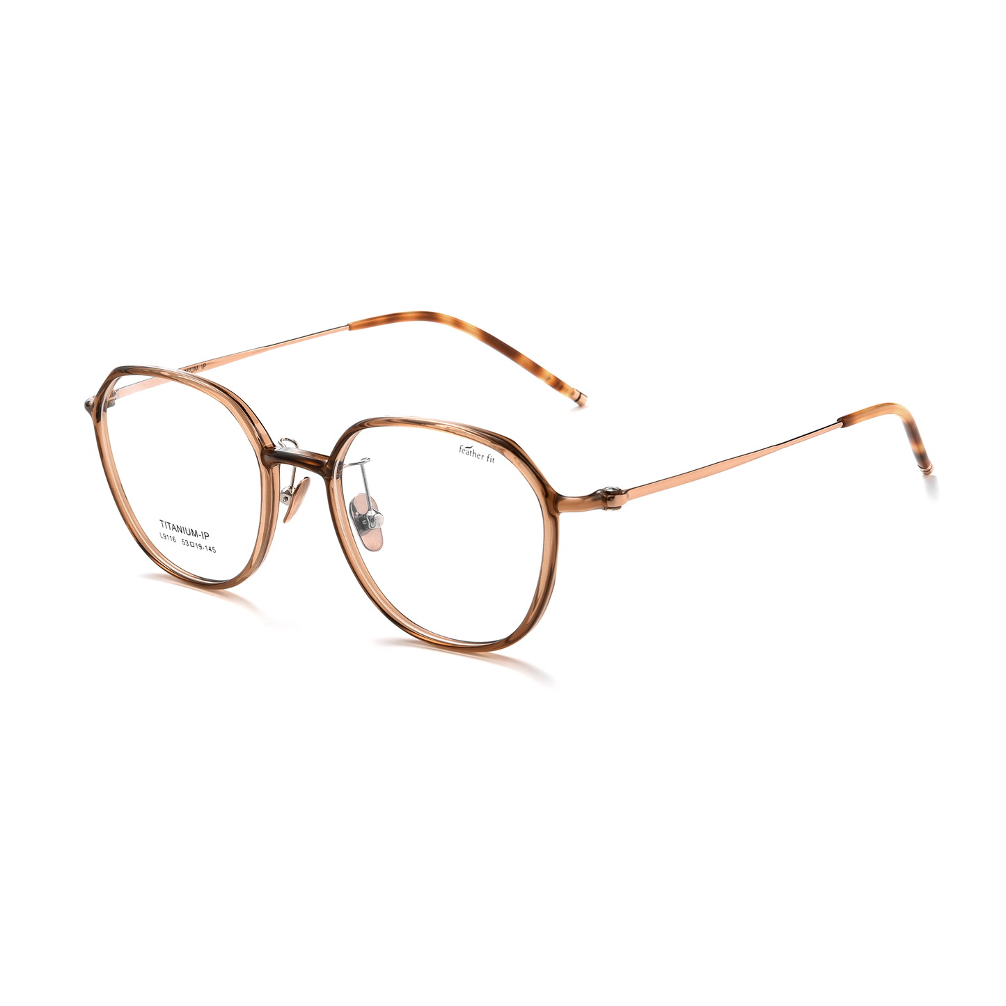 Retro TR & Titanium Glasses WGXHL9116Y-WOOglasses