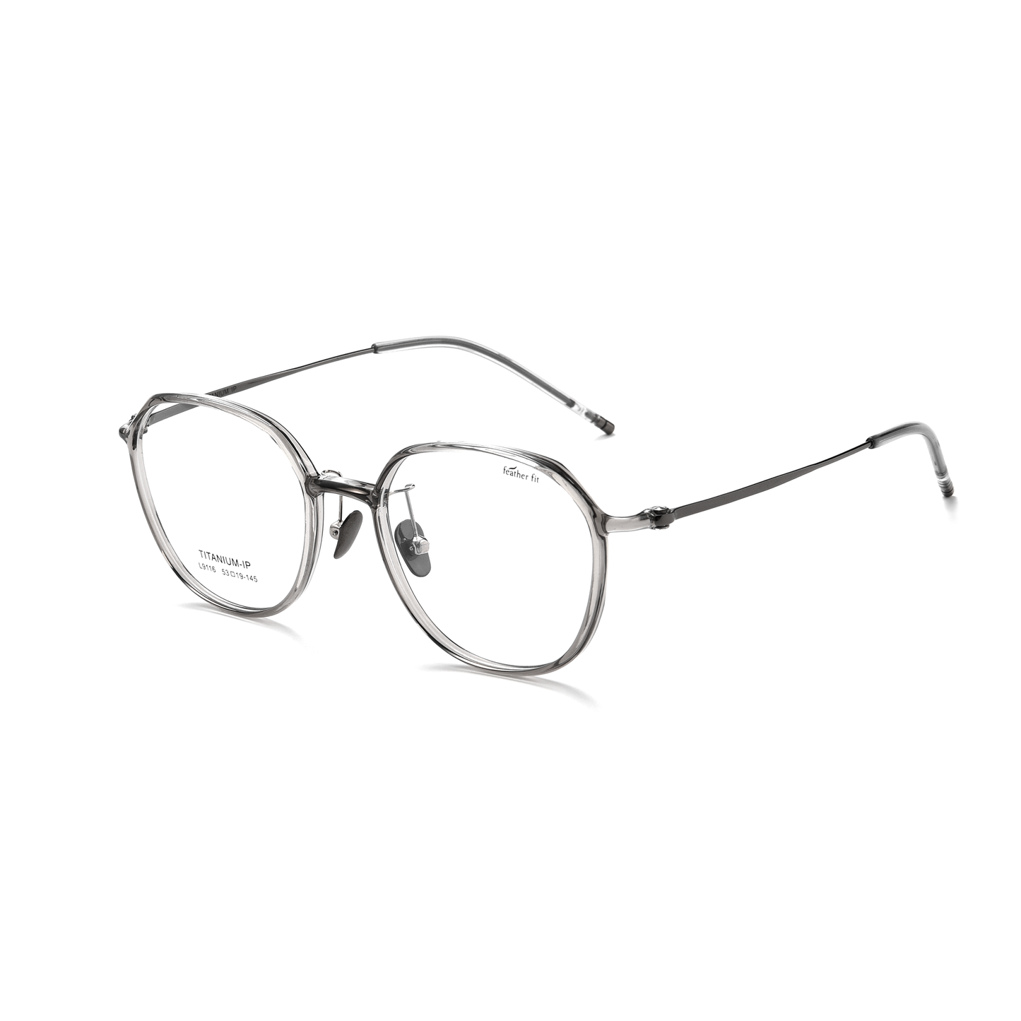 Retro TR & Titanium Glasses WGXHL9116Y-WOOglasses