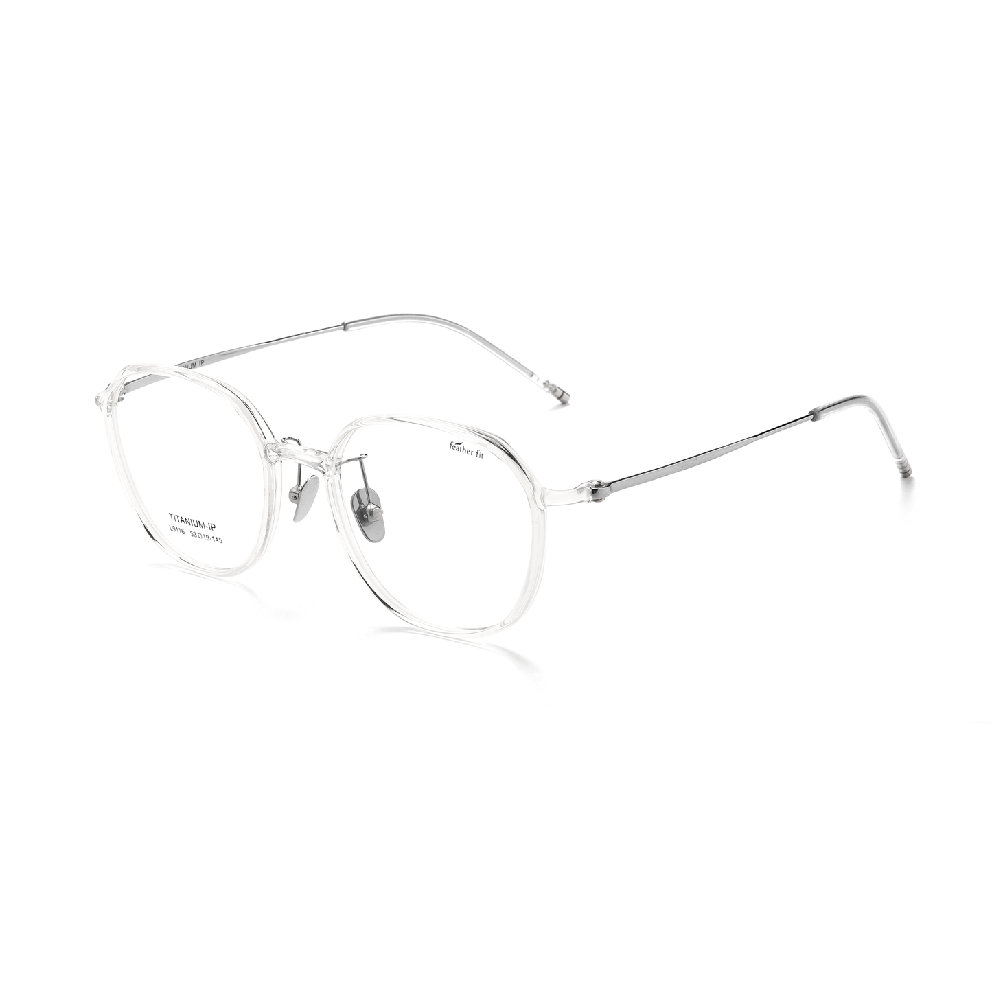 Retro TR & Titanium Glasses WGXHL9116Y-WOOglasses