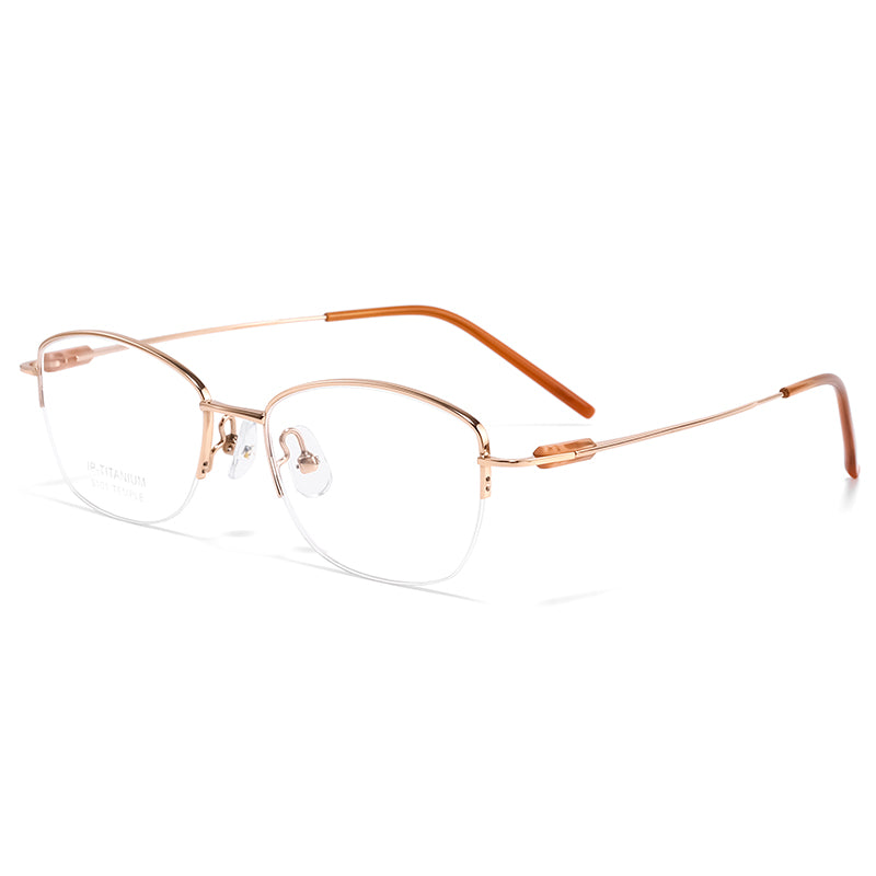 Fashion Titanium Glasses WGXHS101ET-WOOglasses
