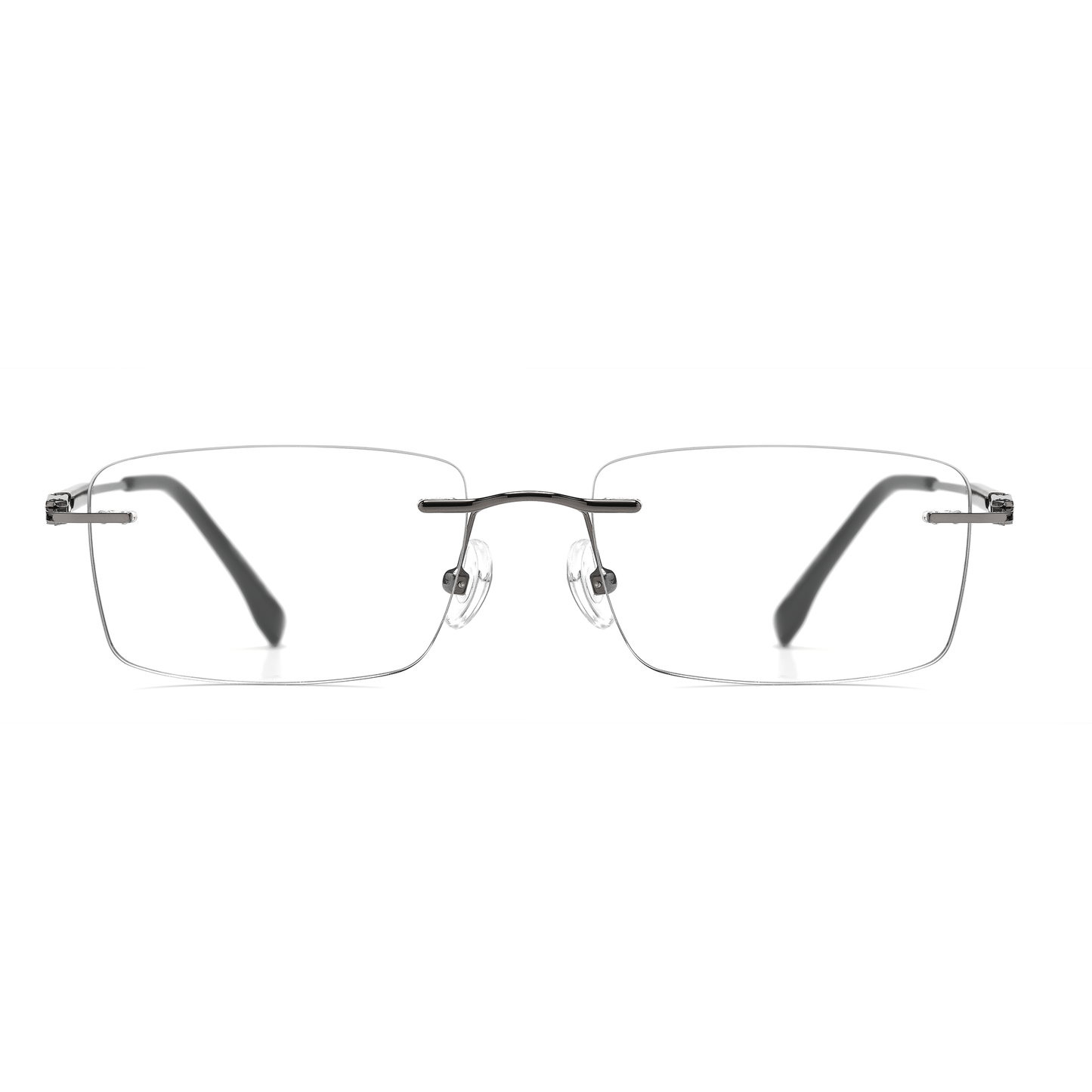 Classic Rimless Metal Glasses WGXHX1002WK-WOOglasses