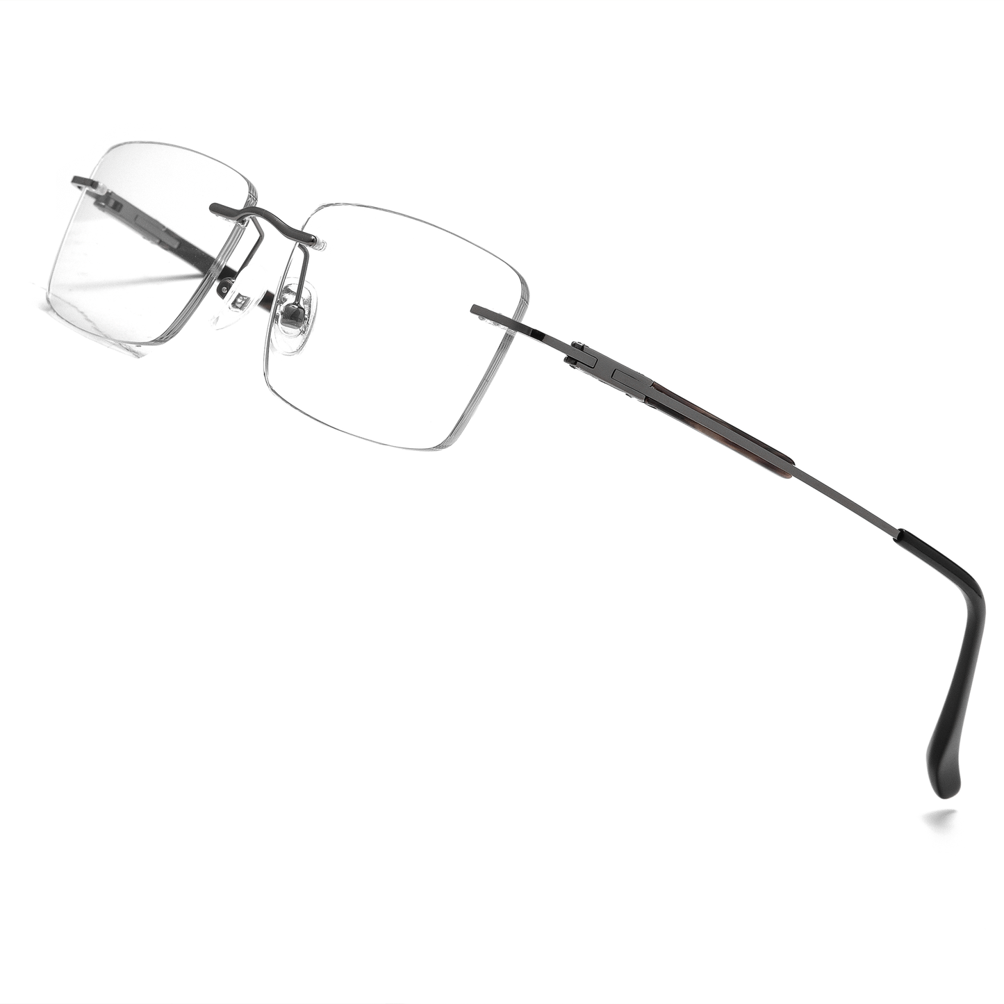 Classic Rimless Metal Glasses WGXHX1002WK-WOOglasses