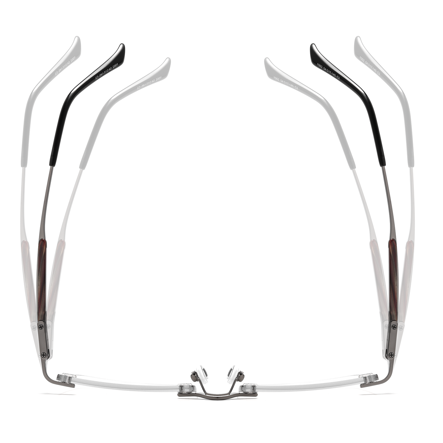 Classic Rimless Metal Glasses WGXHX1002WK-WOOglasses