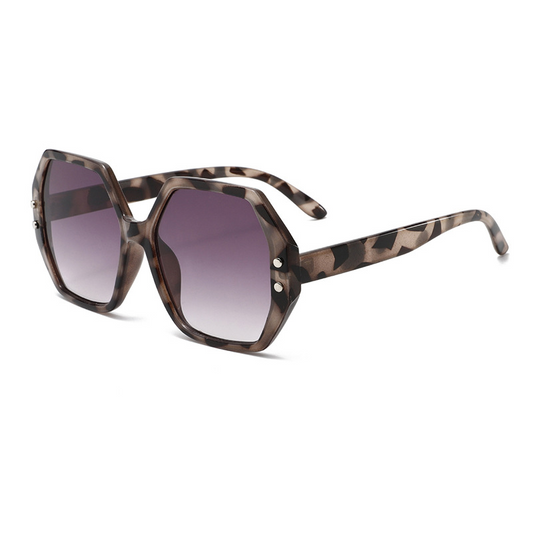 UV400 Oversized Retro-Styled PC Sunglasses WGSG2902