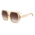 UV400 Oversized Retro-Styled PC Sunglasses WGSG2902
