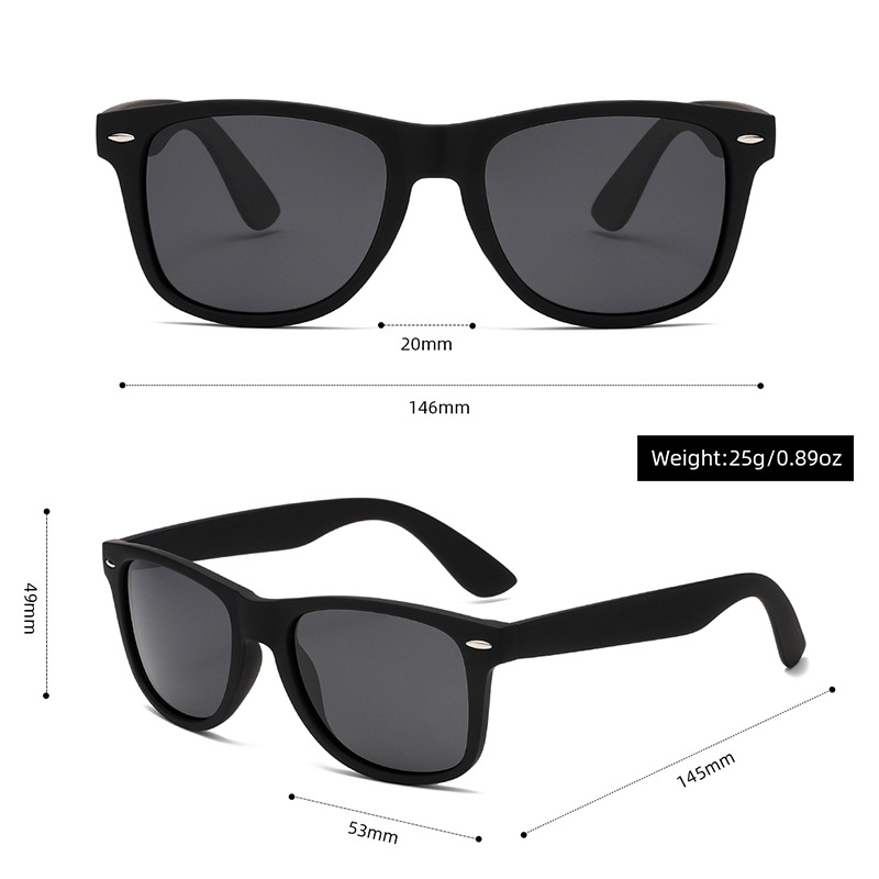 Polarised Square Aviator Sunglasses WGSG2140P