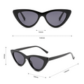 Featherlight UV400 Retro Cat-Eye PC Sunglasses WGSG3009