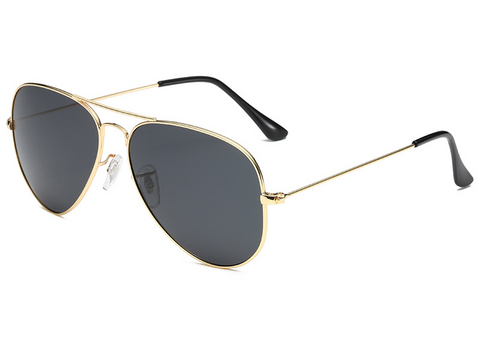 Classic Vintage Ultra-Light Polarised UV-Protection Pilot Sunglasses WGSG3025