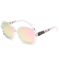 Fashion Oversized Diamond-Cut UV-Protection Driver Sunglasses WGSG3056